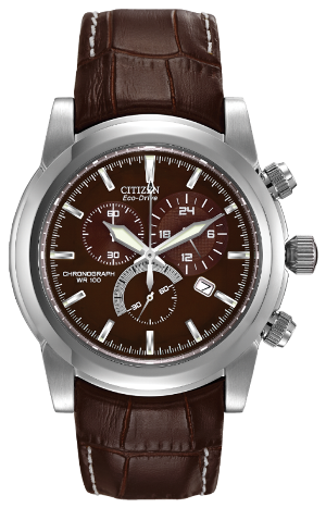 Outback Watch Mens Citizen Eco-Drive Brown Dal
