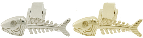 Bonefish Cufflinks Fish