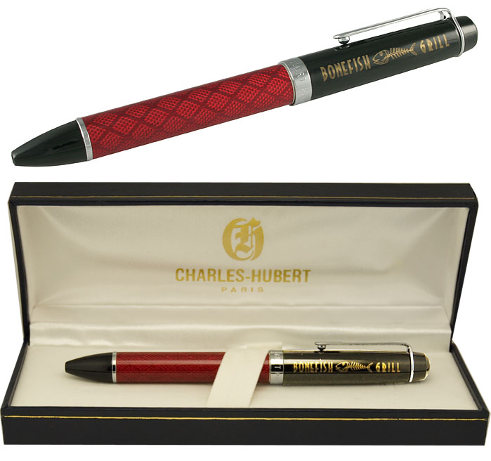 Gifts Pen Ball Point Metallic Lacquer Hubert
