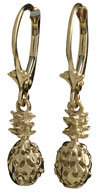 majestic earrings pineapple dangle
