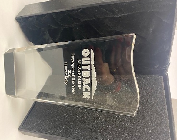 New Wave Trophy with Outback Logo