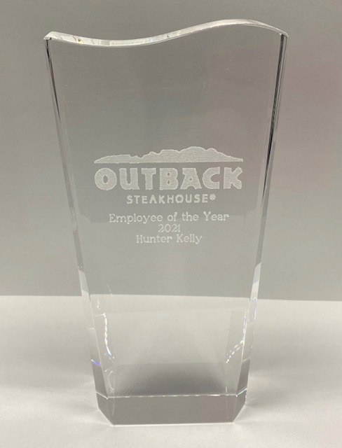 gifts g191 crystal award with wave