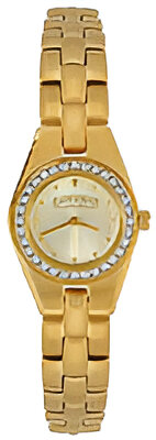 Carrabbas Watch Ladies Gold Tone