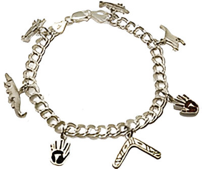 103 Outback Bracelet Silver Charm
