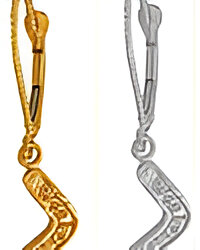 Outback Earrings Boomerang Dangle