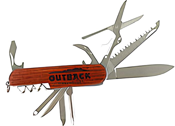 Outback Multipurpose Tool Redwood
