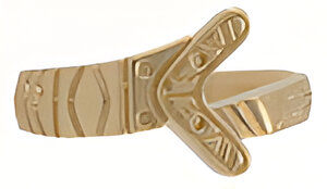 015L- Outback Boomerang Ring Ladies