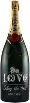gifts champagne bottle engraving