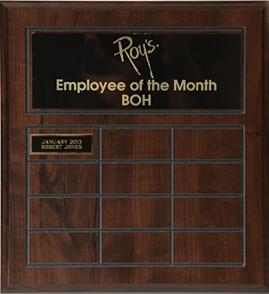 Gifts Plaque Perpetual Employee R120