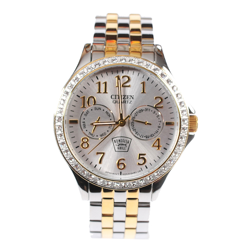 Bonefish Ladies Gold Chronograph Watch