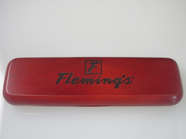 Flemings rosewood Box with Pen F114