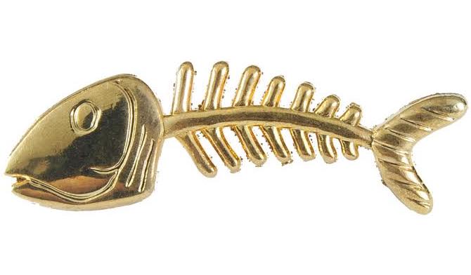 Bonefish 5th Store Opening Gold Tone B008G