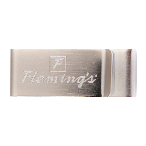 Flemings 5 Year Award Stainless Steel Money Clip