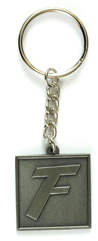 Flemings Logo F Keychain