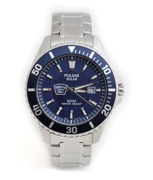 B072 Bonefish Watch Men's All Stainless