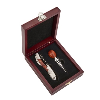 2 piece wine kit stopper wineopener