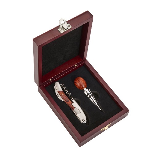 2 piece wine kit stopper wineopener
