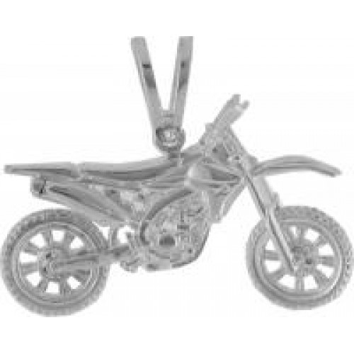 Motocross Pendant - XLarge 2" Bike - MX144-145