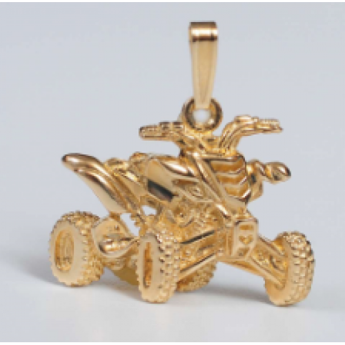 Motocross - 4 Wheeler 3D Charm - MX109-110