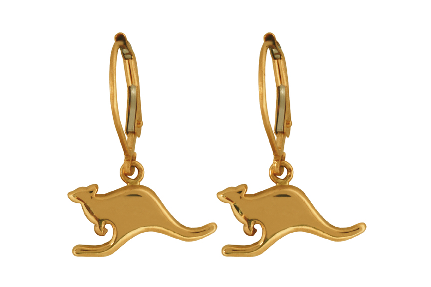 034 - Outback Jumping Kanga Dangle Earrings - Image 2